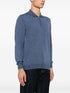 fine-knit polo shirt